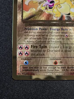 Charizard 4/102 | 25th Anniversary Celebrations UPC | Metal Card Promo | LP - Image 5