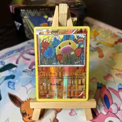 Reverse Holo Diglett 38/83 Generations Tomokazu Komiya Art Pokemon TCG Card - Image 1