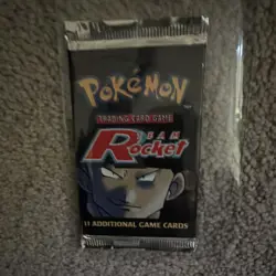 Pokemon Team Rocket Booster Pack Sealed 11 Cards English Wizards of the Coast - Image 1