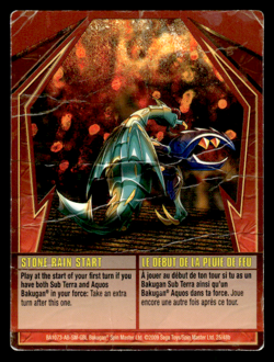 Bakugan Card - Stone Rain Start (Lythirus) - Gundalian Invaders - Image 1