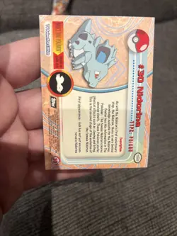 SPECTRA Nidorina #30 Topps Chrome 2000 Series 1 T.V Holo Pokemon Card TCG - Image 2