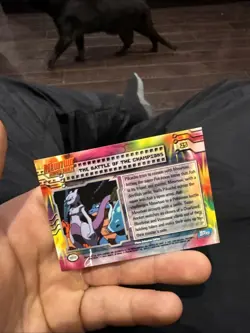 THE BATTLE OF THE CHAMPIONS #25 Topps Pokemon Card Mewtwo Strikes BLue LOGO - Image 2