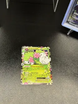 Pokemon TCG Shaymin EX XY148 Holo Black Star Promo Card Near Mint Condition - Image 3