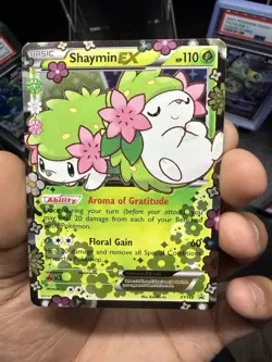 Pokemon TCG Shaymin EX XY148 Holo Black Star Promo Card Near Mint Condition - Image 4