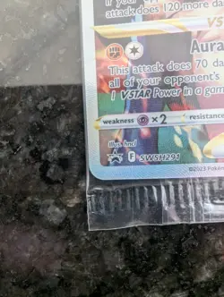 Pokemon TCG Lucario VSTAR Promo Crown Zenith SWSH291 Sealed Card Near Mint - Image 2