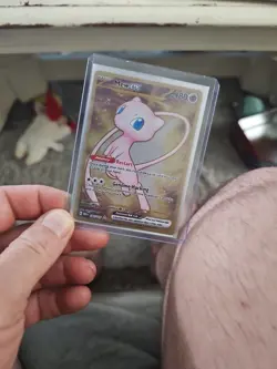 Mew EX 151 UPC Shiny Gold Metal Card Promo 205/165 - Image 1