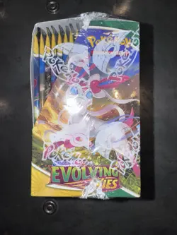 Pokemon TCG Evolving Skies Booster Box - New Sealed + Acrylic Case (36 Packs) - Image 3