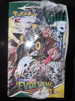 Pokemon TCG Evolving Skies Booster Box - New Sealed + Acrylic Case (36 Packs) - Image 5