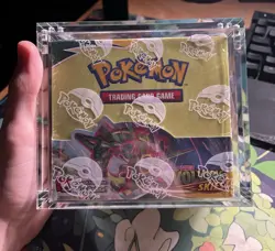 Pokemon TCG Evolving Skies Booster Box - New Sealed + Acrylic Case (36 Packs) - Image 1