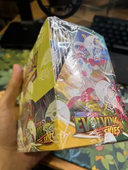 Pokemon TCG Evolving Skies Booster Box - New Sealed + Acrylic Case (36 Packs) - Image 3