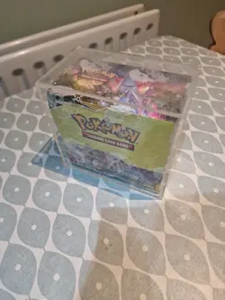 Pokemon TCG Evolving Skies Booster Box - New Sealed + Acrylic Case (36 Packs) - Image 1