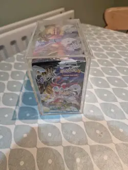 Pokemon TCG Evolving Skies Booster Box - New Sealed + Acrylic Case (36 Packs) - Image 4