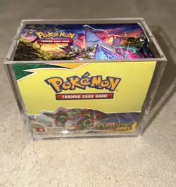 Pokemon TCG Evolving Skies Unsealed Booster Box 36 SEALED packs and Acrylic box - Image 3