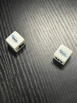 Rare Vintage DCI Duelist MTG Magic Pokemon WotC 6-sided dice - Two (2) - Image 1