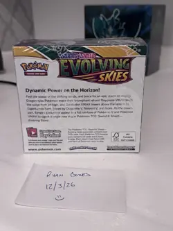 Pokemon TCG Evolving Skies Booster Box Factory Sealed 36 Packs English - Image 3