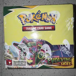 Sealed Pokemon TCG – Evolving Skies Booster Box 36 Booster Packs In Sealed Box - Image 1