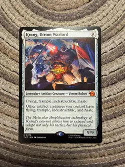 KRANG, UTROM WARLORD - Mythic - TMT Teenage Mutant Ninja Turtles MTG Free Ship - Image 1