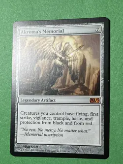 **Akroma's Memorial** ~M13~ MTG: Magic the Gathering, Light Play (LP) - Image 2