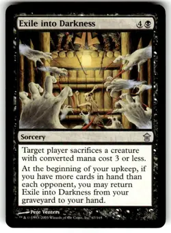 Exile into Darkness Saviors of Kamigawa Regular MTG - Image 1
