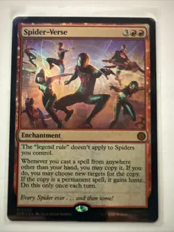 MTG Spider-Verse 0093 Foil Marvel's Spider-Man NM SPM - Image 1