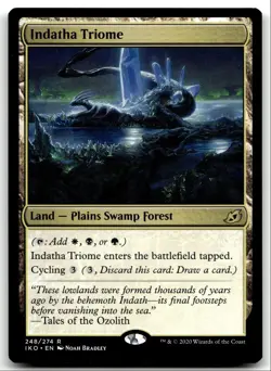 Ikoria: Lair of Behemoths Indatha Triome NM R 2020 #248 LOT#2 - Image 1