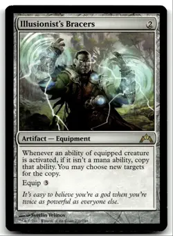 Gatecrash Illusionist's Bracers NM R 2013 #231 LOT#1 - Image 1