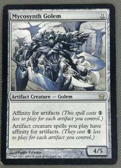 Magic The Gathering Fifth Dawn Mycosynth Golem NM - Image 1