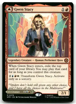 Gwen Stacy Ghost-Spider Normal Mythic Marvel's Spider-Man MTG - Image 1