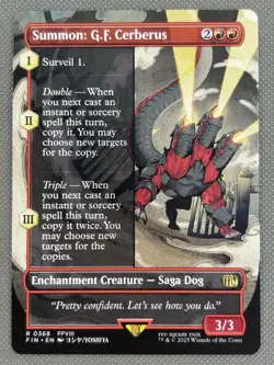 MTG - Summon: G.F. Cerberus (Borderless) - 368 / NM / English - Image 2