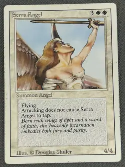 MTG - Serra Angel - Revised Edition - X1 - (NM) - - Image 1