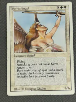 MTG - Serra Angel - Revised Edition - X1 - (NM) - - Image 2