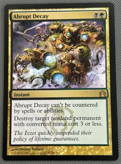 1x Abrupt Decay NM Eng MTG - Return to Ravnica - Image 1