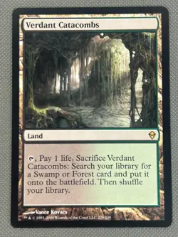 MTG Verdant Catacombs - Zendikar - Near Mint NM - Image 1