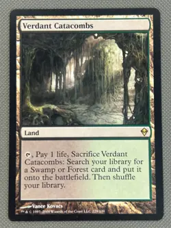 MTG Verdant Catacombs - Zendikar - Near Mint NM - Image 2