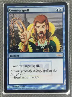 1x Counterspell Foil FNM Promo NM - Magic the Gathering MTG Modern EDH x1 - Image 1