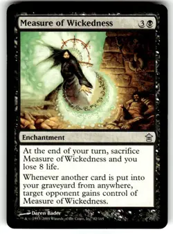 Measure of Wickedness Saviors of Kamigawa Regular MTG - Image 1