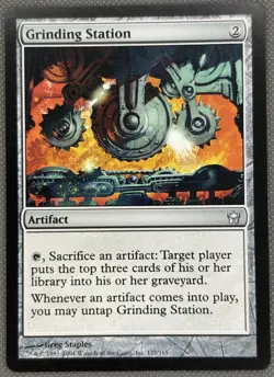 MTG Magic The Gathering: Fifth Dawn: Grinding Station #127/165 Uncommon - NM - Image 1