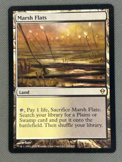 Marsh Flats Zendikar MTG NM - Image 2