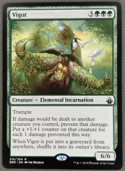 Vigor Battlebond 215/254 Magic The Gathering - Image 1