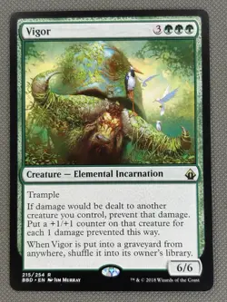 Vigor Battlebond 215/254 Magic The Gathering - Image 2