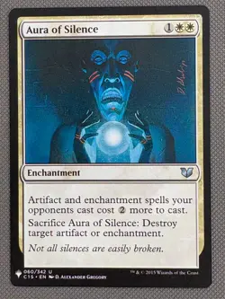 MTG Aura of Silence - Commander 2015 NM - Image 2