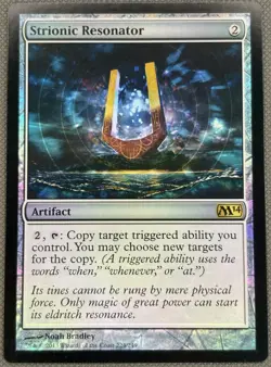 1 x MTG Strionic Resonator FOIL Magic 2014 Mint/Near-Mint, English - Image 1