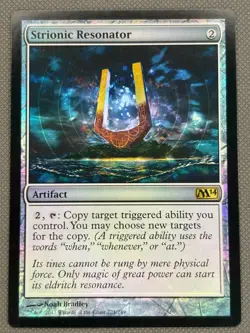1 x MTG Strionic Resonator FOIL Magic 2014 Mint/Near-Mint, English - Image 2