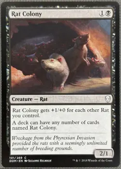 Rat Colony Dominaria 2018 Expansion/Common #101 - Image 1