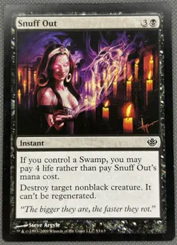 1x * Snuff Out * Duel Decks Garruk vs. Liliana NM - Image 1