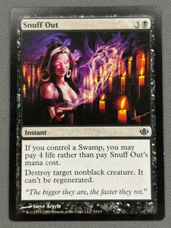 1x * Snuff Out * Duel Decks Garruk vs. Liliana NM - Image 2