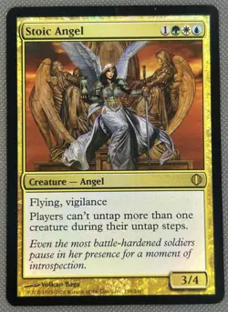 MTG Stoic Angel FOIL Shards of Alara NM - Image 1
