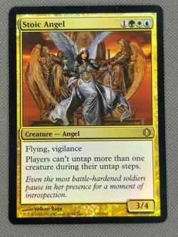MTG Stoic Angel FOIL Shards of Alara NM - Image 2