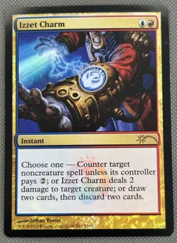 MTG Izzet Charm Foil Promo English (NM) - Image 1