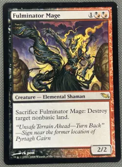 MTG Fulminator Mage Shadowmoor NM - Image 1